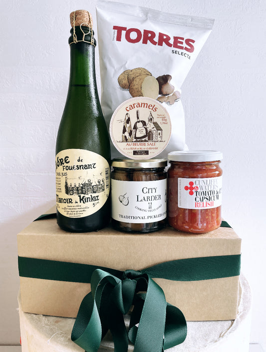 Hamper | Brittany Cider, Spanish Truffled Chips, and all things nice